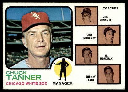 1973 Topps Baseball #356 - White Sox Field Leaders - EXMT