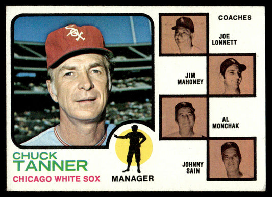 1973 Topps Baseball #356 - White Sox Field Leaders - EXMT
