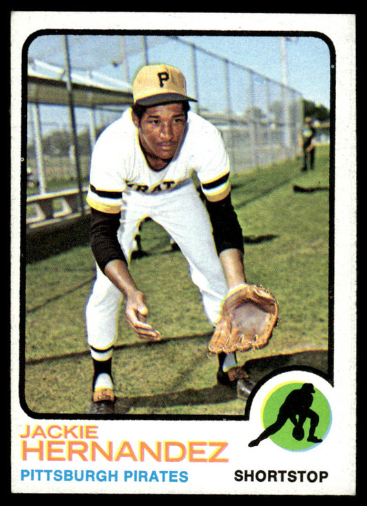 1973 Topps Baseball #363 - Jackie Hernandez - EXMT