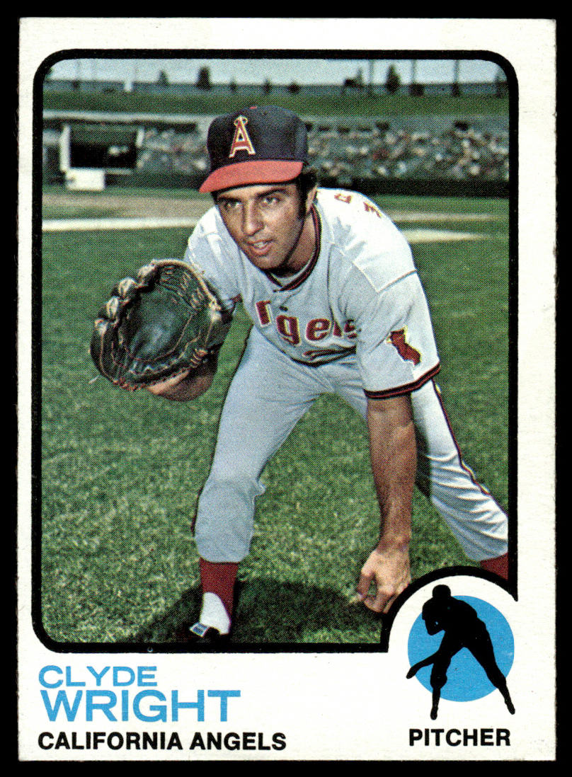 1973 Topps Baseball #373 - Clyde Wright - EXMT