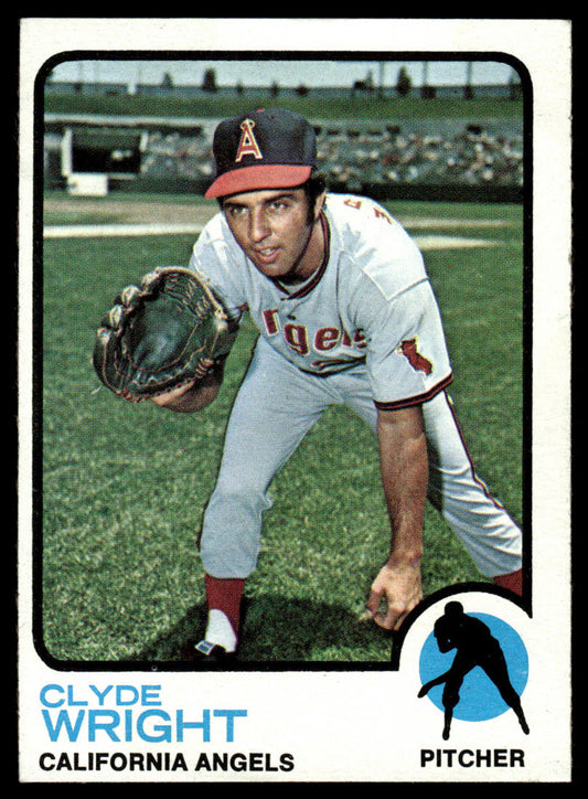 1973 Topps Baseball #373 - Clyde Wright - EXMT