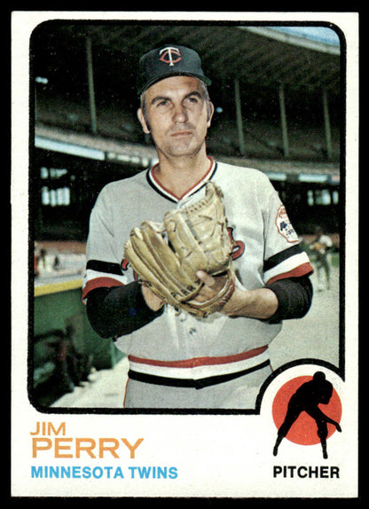 1973 Topps Baseball #385 - Jim Perry - NM