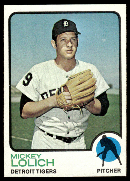 1973 Topps Baseball #390 - Mickey Lolich - EXMT