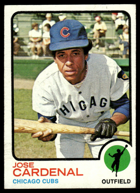 1973 Topps Baseball #393 - Jose Cardenal - EX