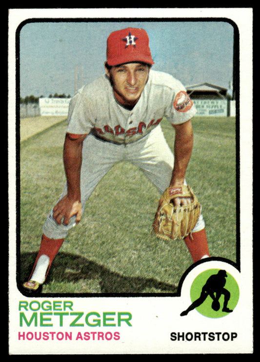1973 Topps Baseball #395 - Roger Metzger - NM