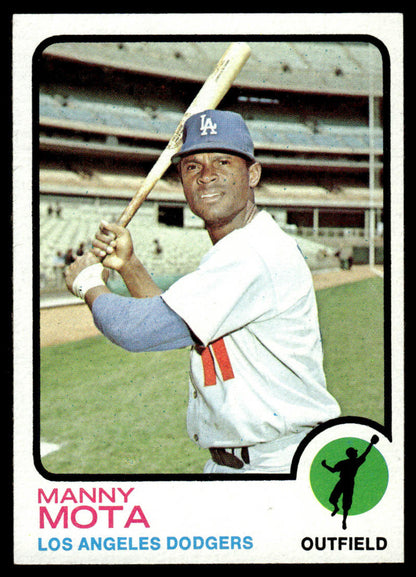 1973 Topps Baseball #412 - Manny Mota - NM