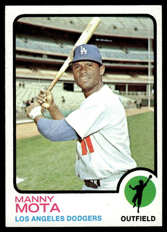 1973 Topps Baseball #412 - Manny Mota - NM