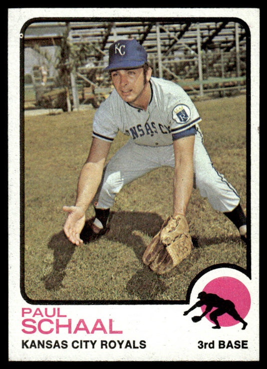 1973 Topps Baseball #416 - Paul Schaal - EXMT
