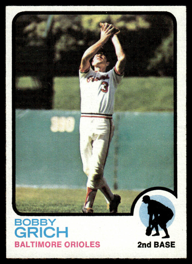 1973 Topps Baseball #418 - Bobby Grich - NM