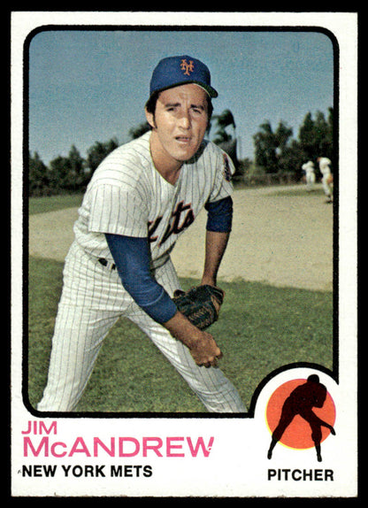 1973 Topps Baseball #436 - Jim McAndrew - NM
