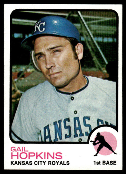 1973 Topps Baseball #441 - Gail Hopkins - EXMT