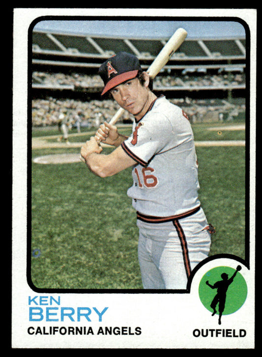 1973 Topps Baseball #445 - Ken Berry - EXMT