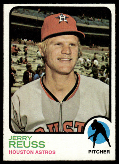 1973 Topps Baseball #446 - Jerry Reuss - EXMT
