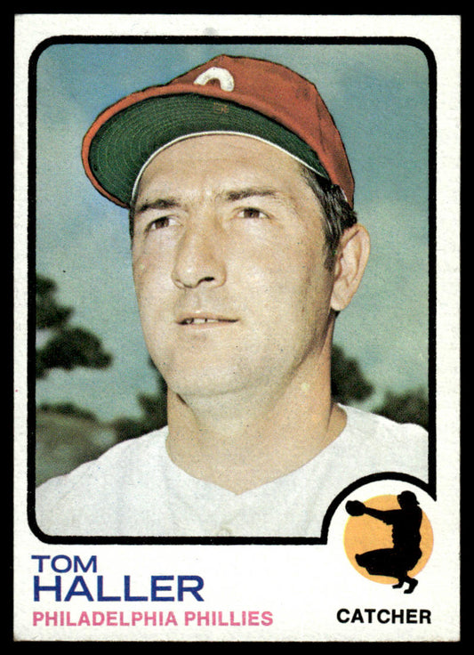 1973 Topps Baseball #454 - Tom Haller - EXMT