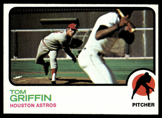 1973 Topps Baseball #468 - Tom Griffin - EXMT