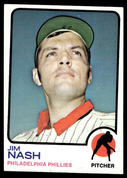 1973 Topps Baseball #509 - Jim Nash - EXMT