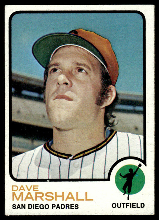1973 Topps Baseball #513 - Dave Marshall - EXMT