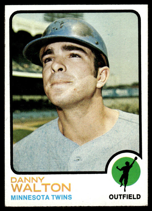 1973 Topps Baseball #516 - Danny Walton - EXMT