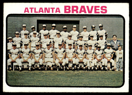 1973 Topps Baseball #521 - Atlanta Braves - EX
