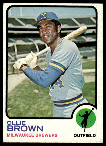 1973 Topps Baseball #526 - Ollie Brown - EXMT