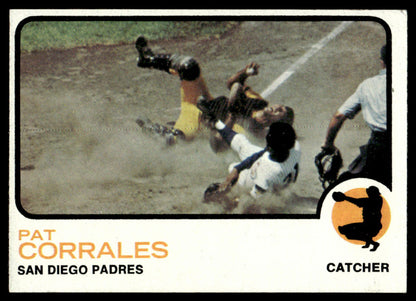 1973 Topps Baseball #542 - Pat Corrales - EX