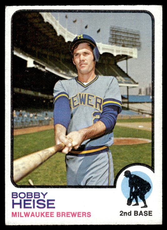 1973 Topps Baseball #547 - Bobby Heise - EX