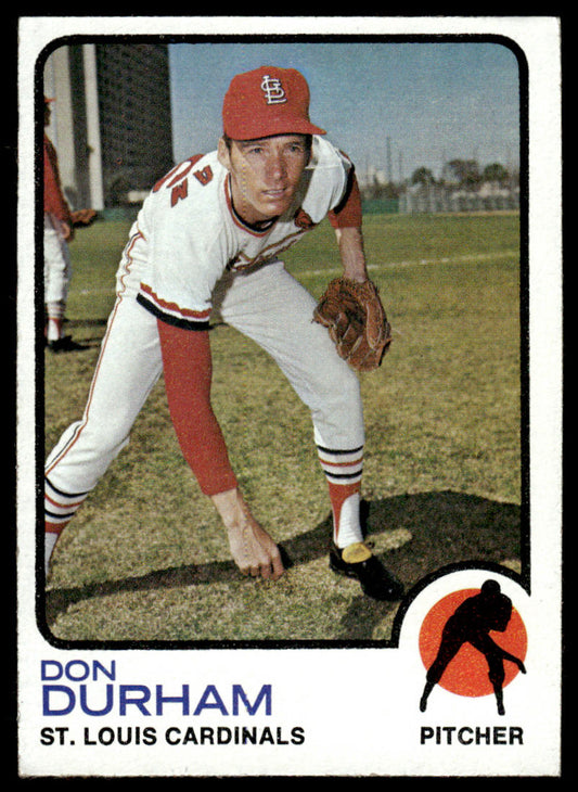 1973 Topps Baseball #548 - Don Durham - EX
