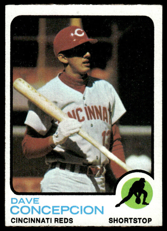 1973 Topps Baseball #554 - Dave Concepcion - EXMT