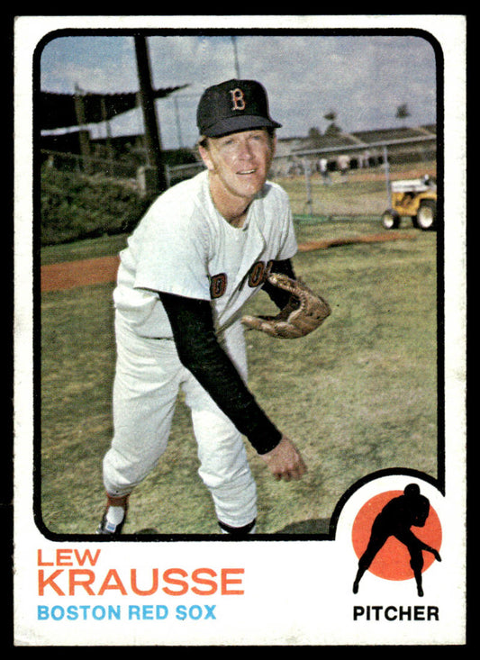 1973 Topps Baseball #566 - Lew Krausse - EX