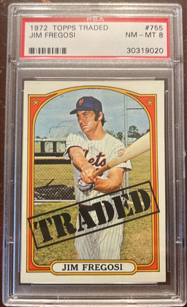 1972 Topps Baseball #755 - Jim Fregosi TR - PSA 8