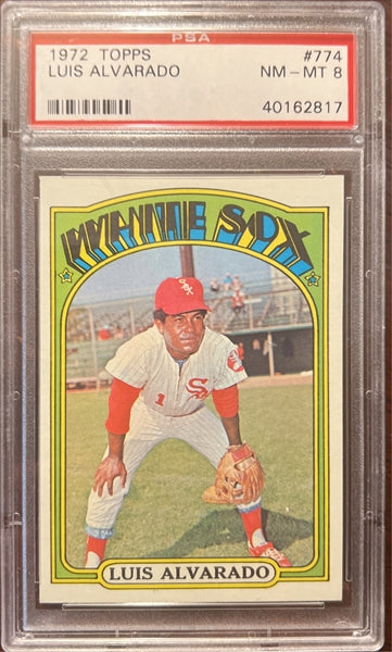 1972 Topps Baseball #774 - Luis Alvarado - PSA 8