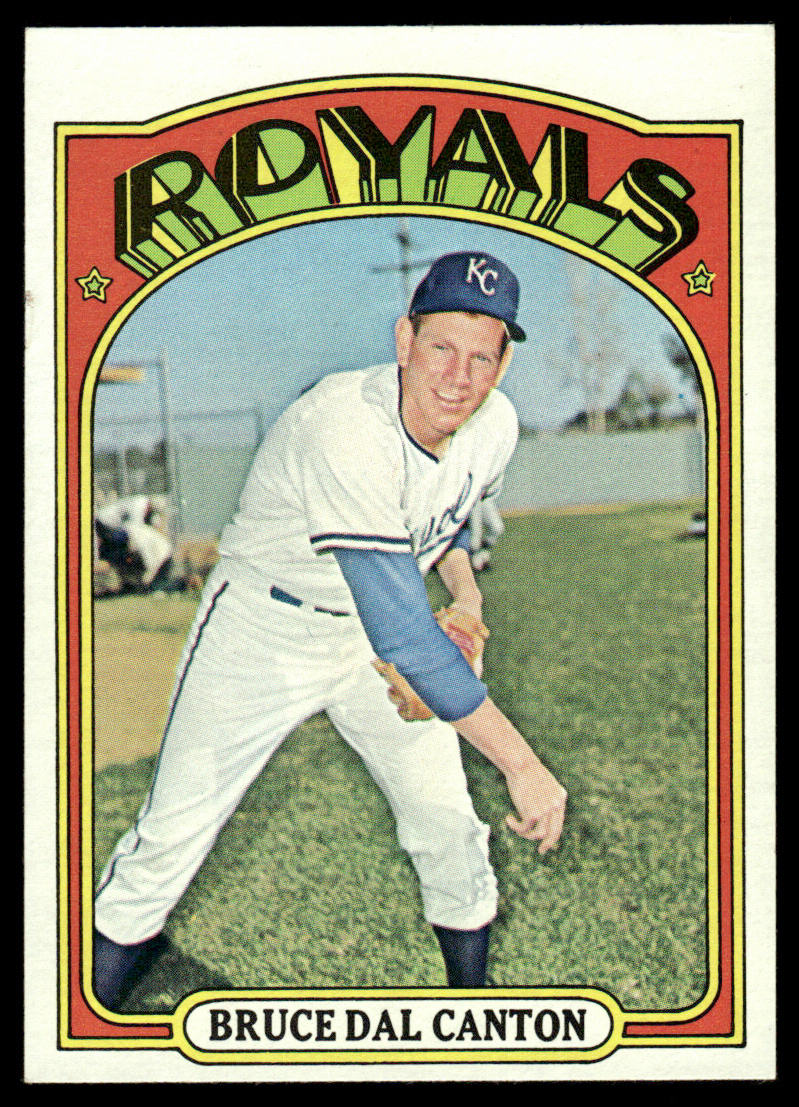 1972 Topps Baseball #717 - Bruce Dal Canton - EXMT