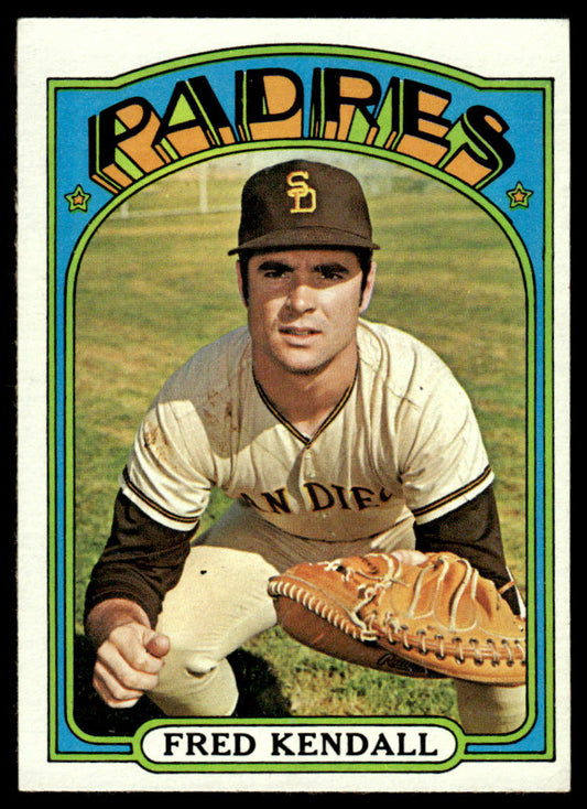 1972 Topps Baseball #532 - Fred Kendall RC - EXMT