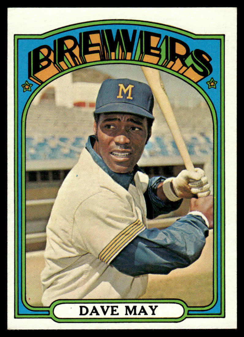 1972 Topps Baseball #549 - Dave May - EXMT