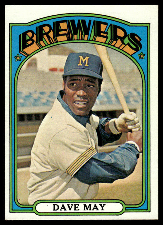 1972 Topps Baseball #549 - Dave May - EXMT