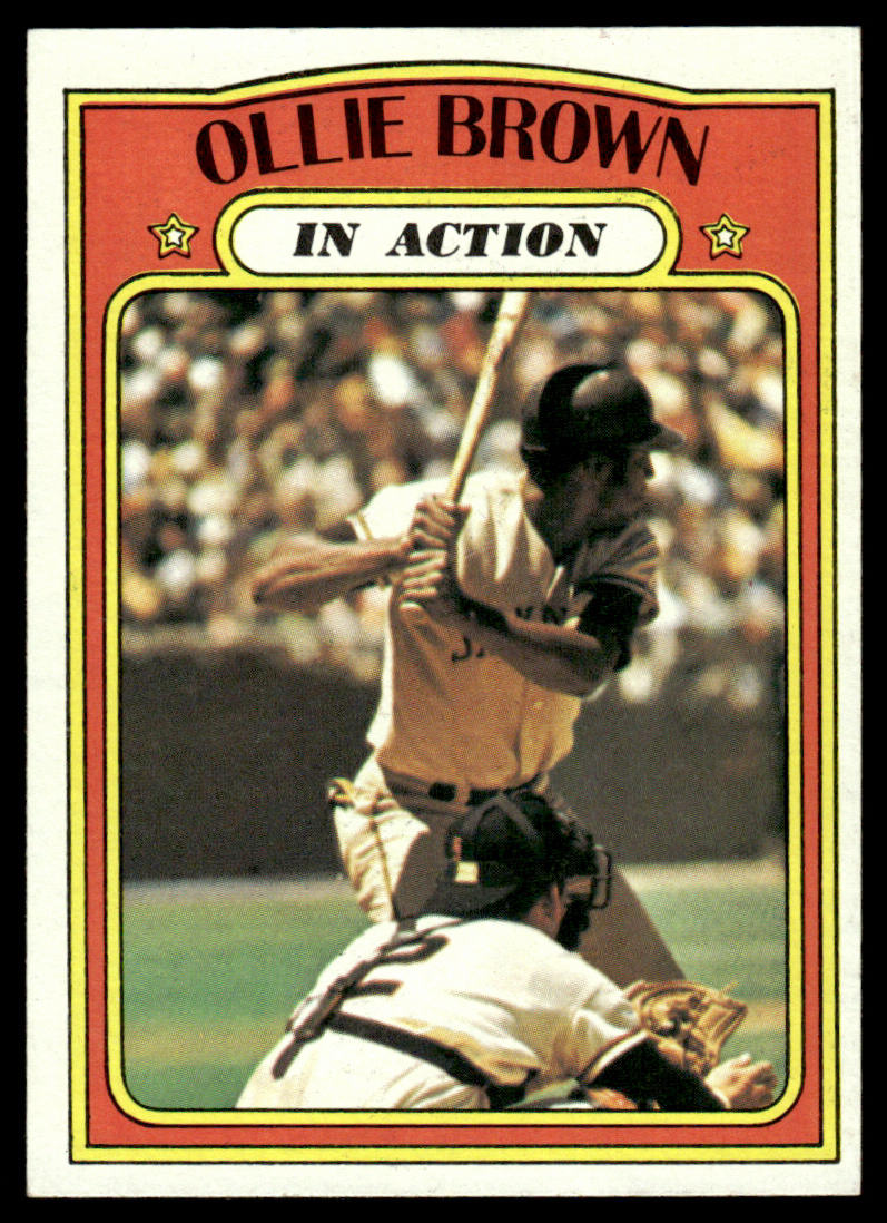 1972 Topps Baseball #552 - Ollie Brown IA - EXMT