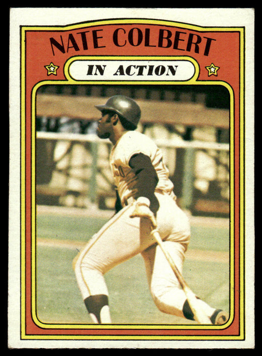 1972 Topps Baseball #572 - Nate Colbert IA - EXMT