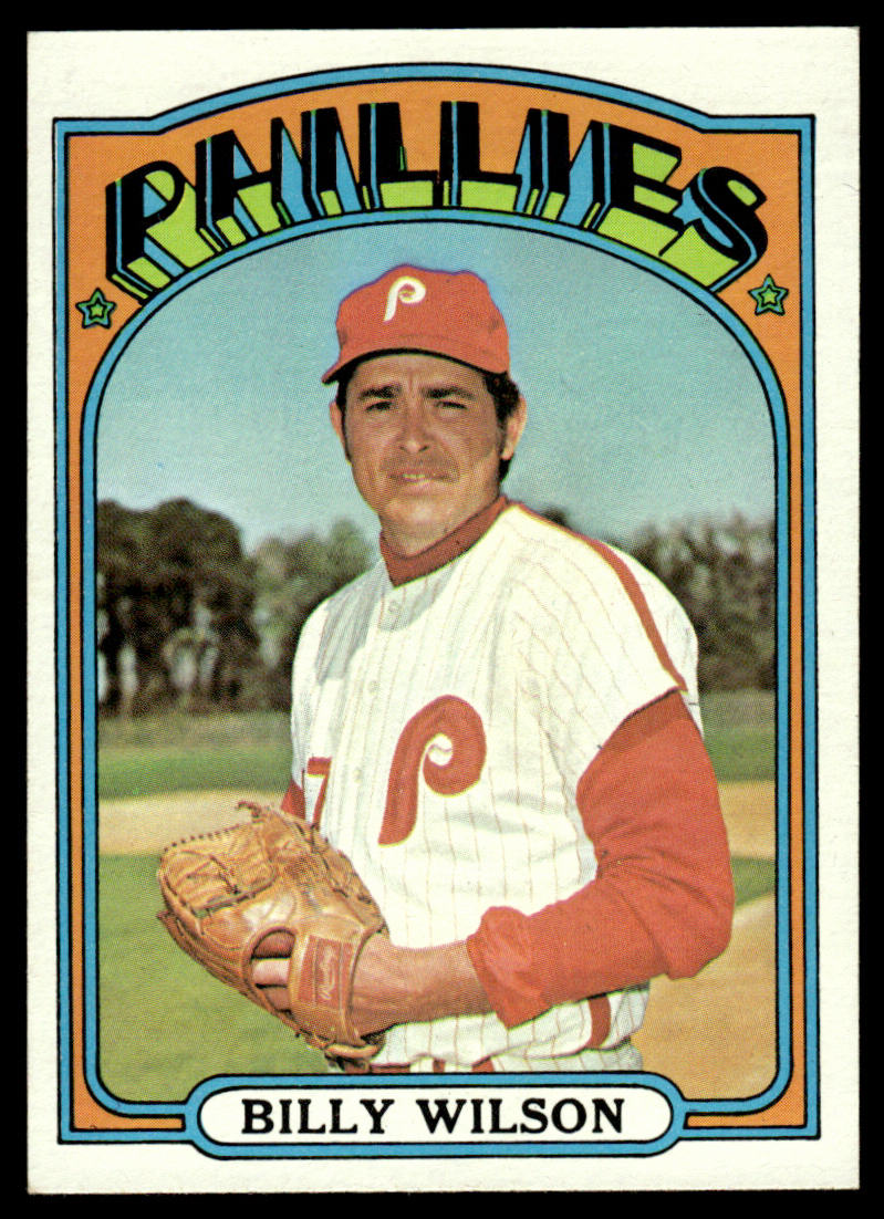 1972 Topps Baseball #587 - Billy Wilson - NM