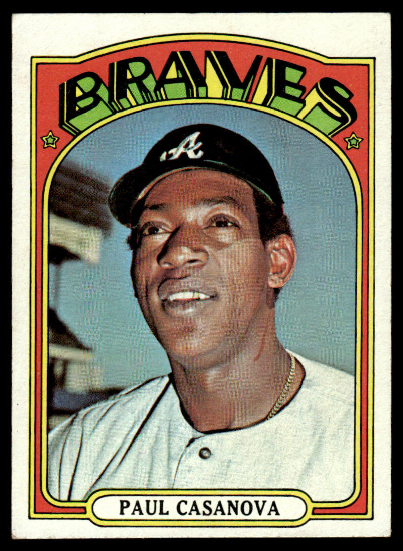 1972 Topps Baseball #591 - Paul Casanova - EXMT