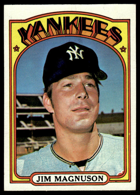 1972 Topps Baseball #597 - Jim Magnuson RC - EXMT