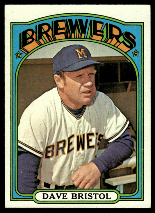 1972 Topps Baseball #602 - Dave Bristol - NM
