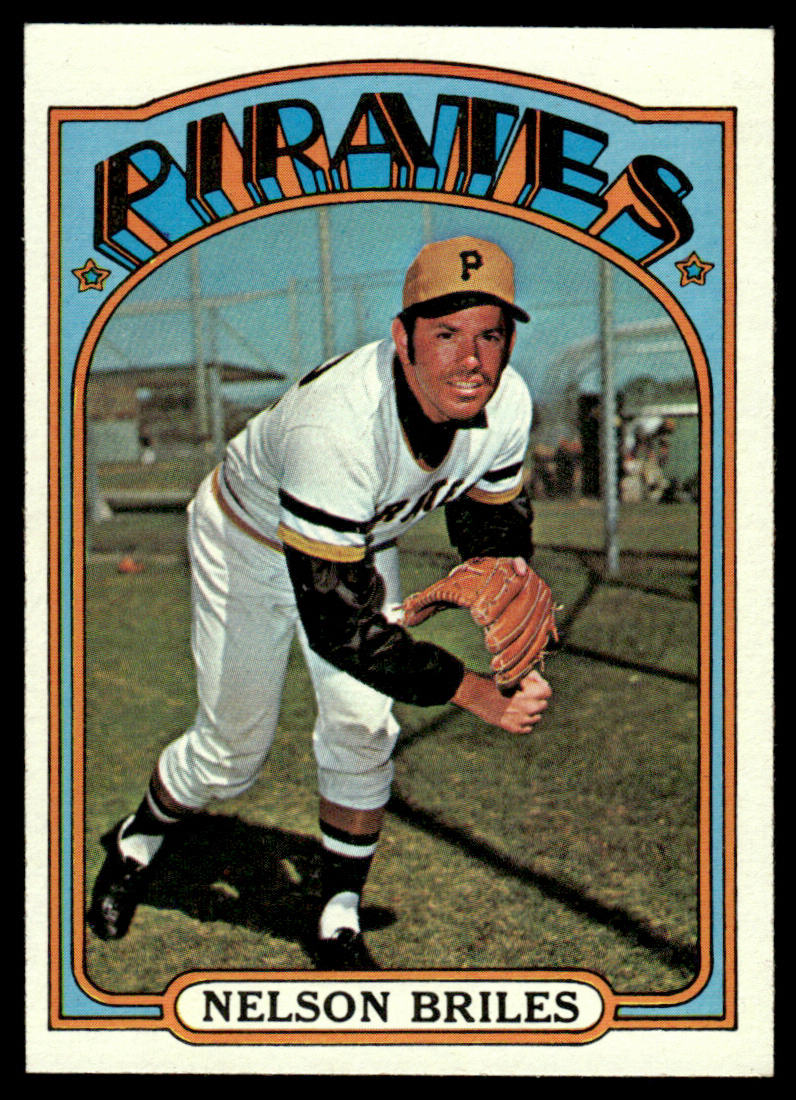 1972 Topps Baseball #605 - Nelson Briles - NM