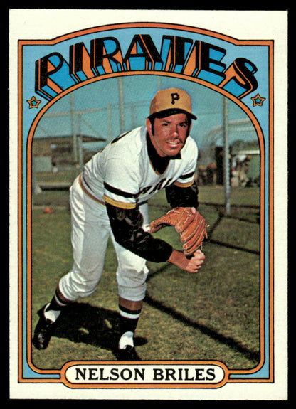 1972 Topps Baseball #605 - Nelson Briles - NM