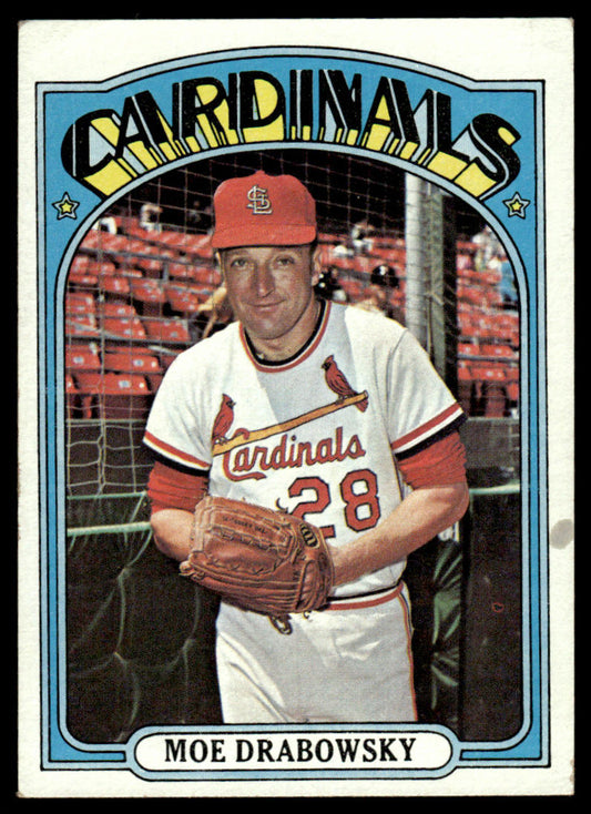 1972 Topps Baseball #627 - Moe Drabowsky - EX