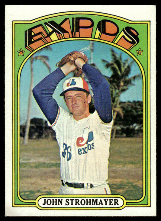 1972 Topps Baseball #631 - John Strohmayer - EXMT