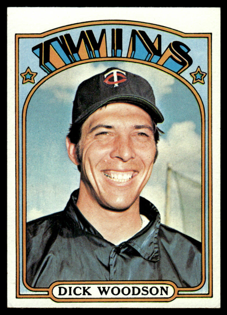 1972 Topps Baseball #634 - Dick Woodson - EXMT