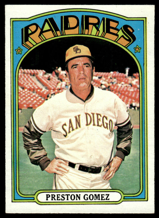 1972 Topps Baseball #637 - Preston Gomez - EXMT