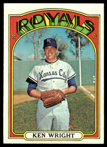 1972 Topps Baseball #638 - Ken Wright - EXMT
