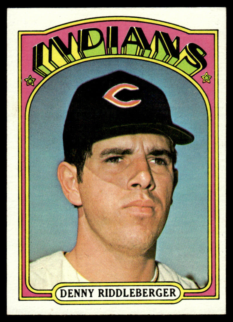 1972 Topps Baseball #642 - Denny Riddleberger - NM