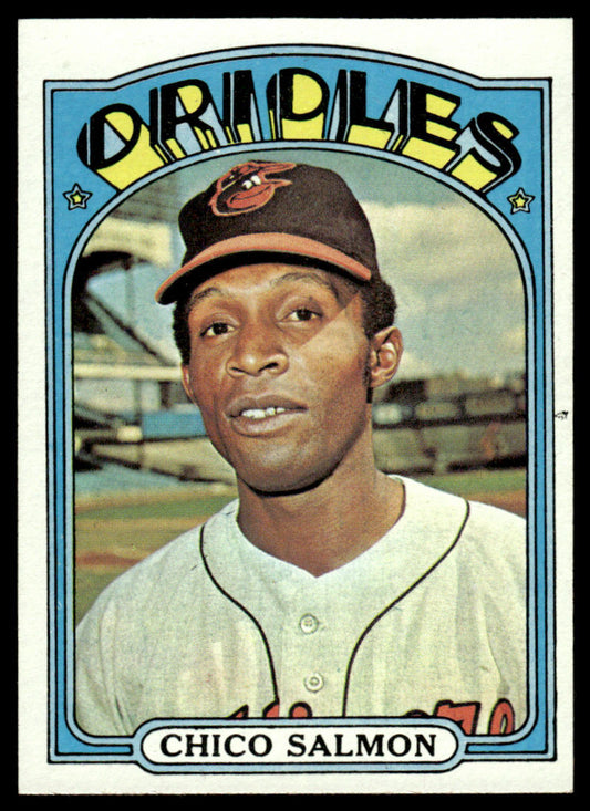1972 Topps Baseball #646 - Chico Salmon - EXMT